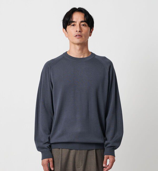 BEAUTY&YOUTH UNITED ARROWS「SUPER130 ウール クルーネック ニット ウォッシャブル」|ニット・セーター|