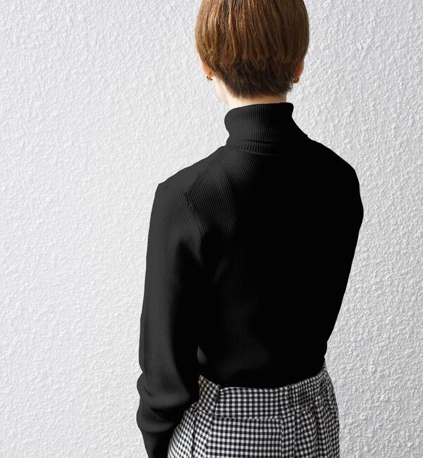 SHIPS any「SHIPS any:〈手洗い可能〉デリケート リブ タートルネック ニット プルオーバー」|ニット・セーター|