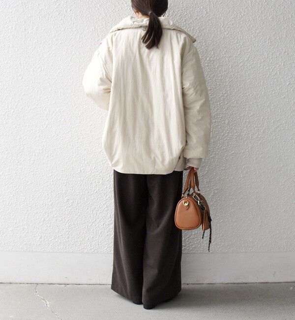 SHIPS any「【WEB限定】SHIPS any: 中綿 ダブル ジップ スタンド ブルゾン」|ブルゾン・スタジャン|