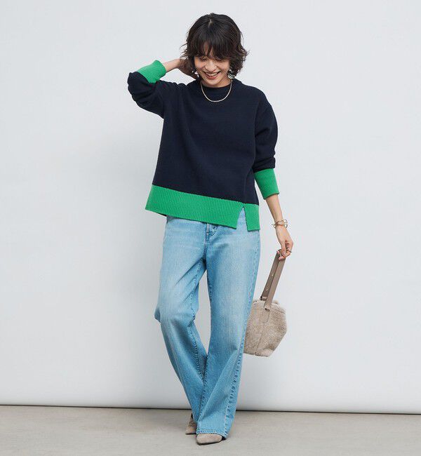 NOLLEY'S「5Gノアリスクルーネックプルオーバーニット」|ニット・セーター|