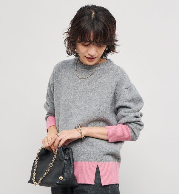 NOLLEY'S「5Gノアリスクルーネックプルオーバーニット」|ニット・セーター|