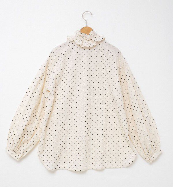 NOLLEY'S「ウォッシャブル襟フリルブラウス」|シャツ・ブラウス|