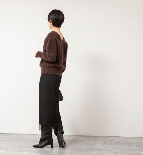 NOLLEY'S sophi「レースレイヤードタイトスカート」|タイト|