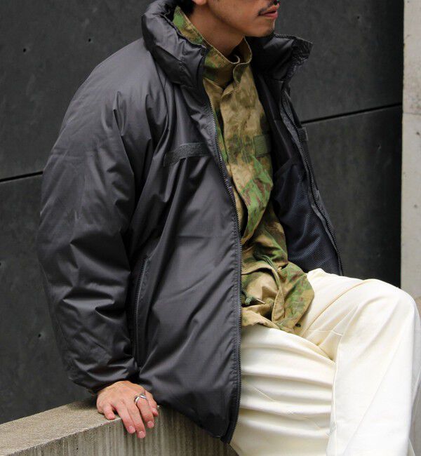 GLOSTER「【累計販売数4千枚/UNISEX/4サイズ展開】TAION LEVEL7 ミリタリーダウンジャケット」|ダウン|チャコールグレー