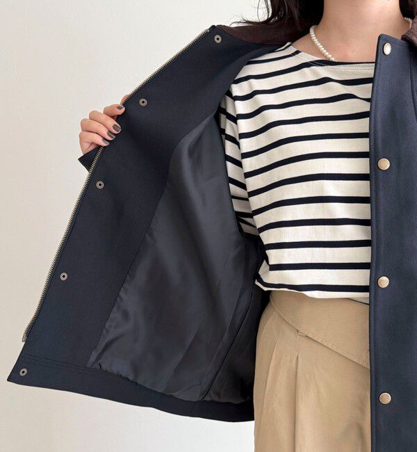 fredy emue「ツイルカバーオール」|ブルゾン・スタジャン|