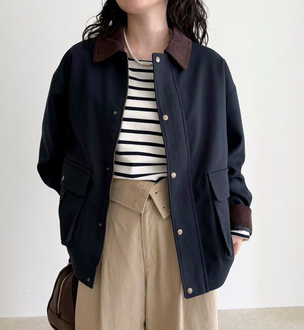 fredy emue「ツイルカバーオール」|ブルゾン・スタジャン|