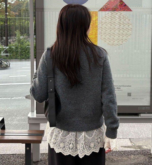 fredy emue「【3回目の追加販売！】レースドッキングロンTシャツ」|Tシャツ・カットソー|