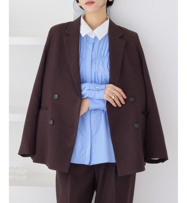 VIS「シャーリングデザインシャツ」|シャツ・ブラウス|