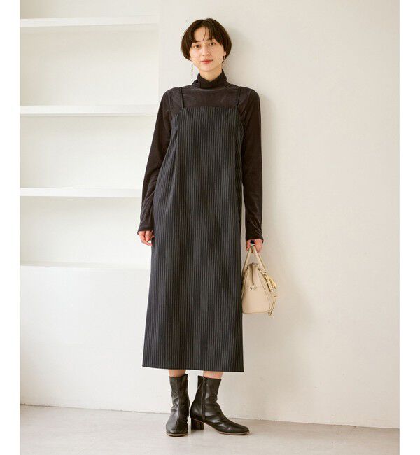 Rope&rsquo;Picnic「ストライプアイラインキャミワンピース/セットアップ対応」|ワンピース|