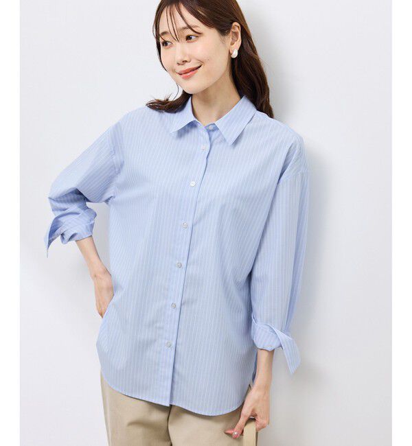 Rope&rsquo;Picnic「【防シワ】ボウタイ付きレギュラーシャツ」|シャツ・ブラウス|