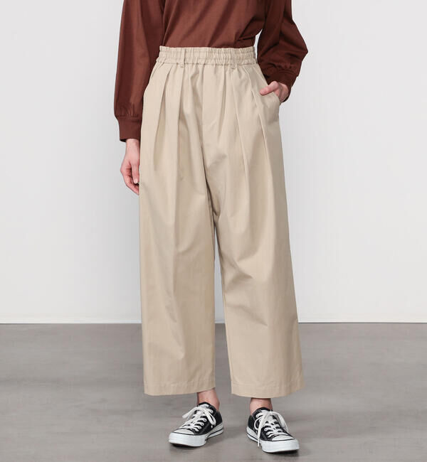  「nicholson & nicholson |〈別注〉ワイドイージーパンツ WOMEN」|チノ|