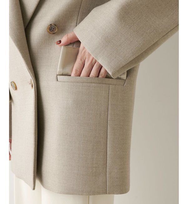  「ボンディングオーバージャケット」|テーラードジャケット|