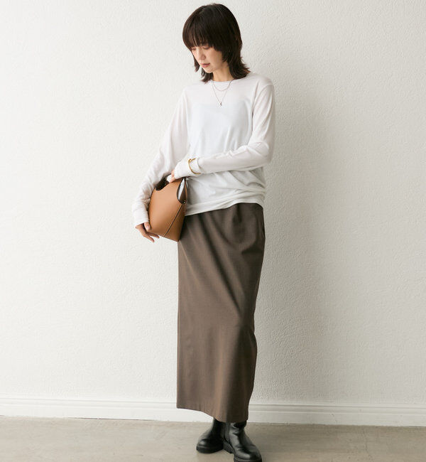  「【リバイバル/一枚でも重ねても】フライスクルーTee」|Tシャツ・カットソー|