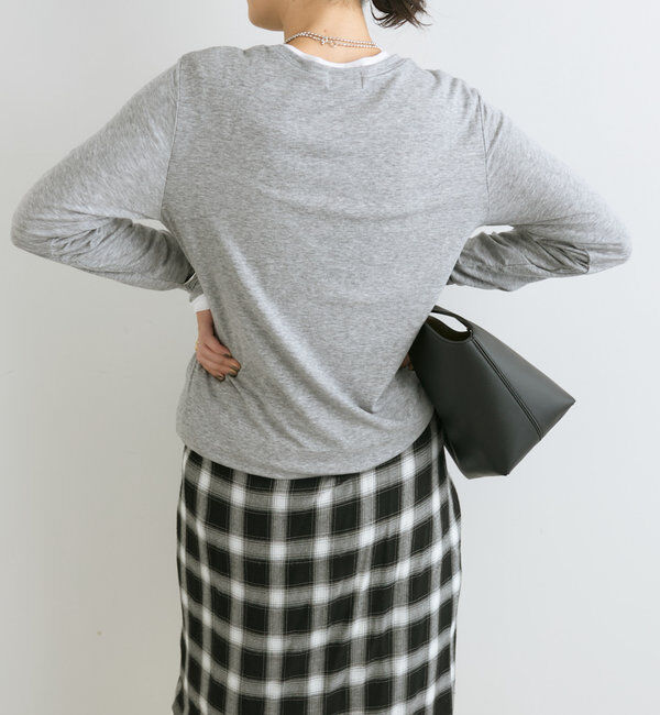  「【リバイバル/一枚でも重ねても】フライスクルーTee」|Tシャツ・カットソー|