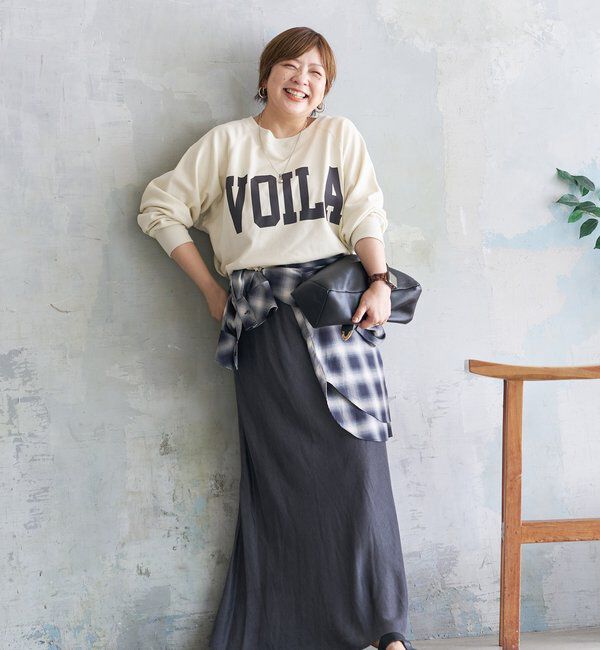  「【Yossshiiii企画】ワイドロゴカットオフスエット」|Tシャツ・カットソー|