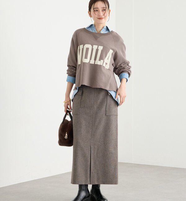  「【Yossshiiii企画】ワイドロゴカットオフスエット」|Tシャツ・カットソー|