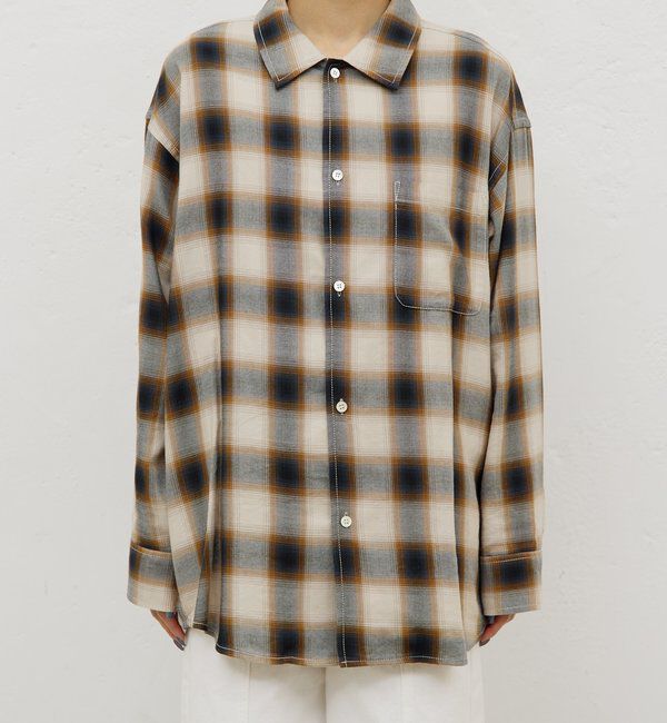  「オンブレチェックシャツ」|シャツ・ブラウス|
