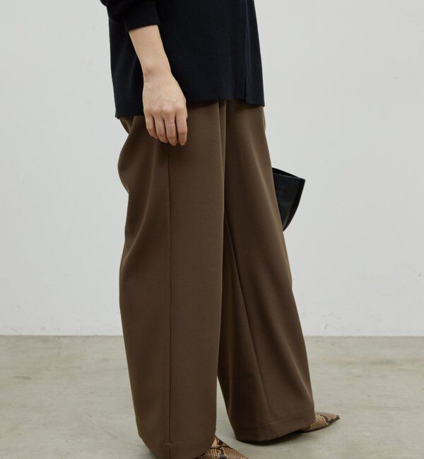  「【美シルエット】【手洗い可】タックワイドパンツ２」|チノ|