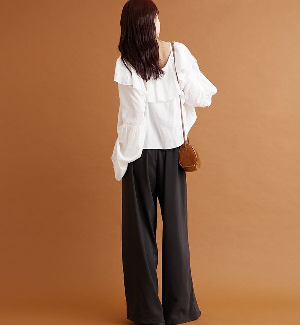  「ラッフルボレロブラウス」|シャツ・ブラウス|
