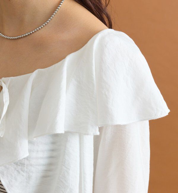  「ラッフルボレロブラウス」|シャツ・ブラウス|