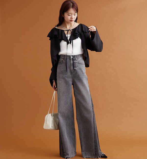  「ラッフルボレロブラウス」|シャツ・ブラウス|