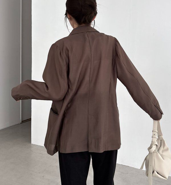  「【全骨格細見え/オフィスコーデにも◎】ライトテーラージャケット」|テーラードジャケット|