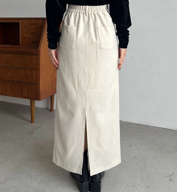  「ピーチタッチIラインスカート」|スカート|