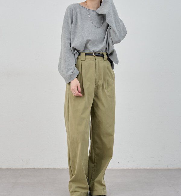  「クロップドルーズニット」|ニット・セーター|