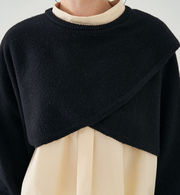 collex「2WAYショートニットプルオーバー」|ニット・セーター|