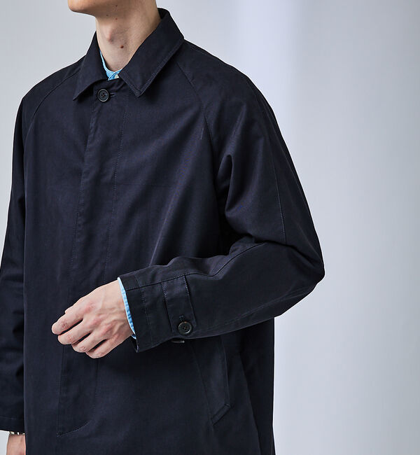 ABAHOUSE「【玉虫ツイル】ステンカラーコート / スプリングコート」|ステンカラーコート|