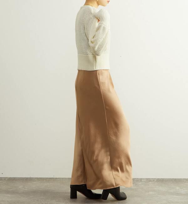 SOFFITTO「リボンヤーンプルオーバーニット」|ニット・セーター|