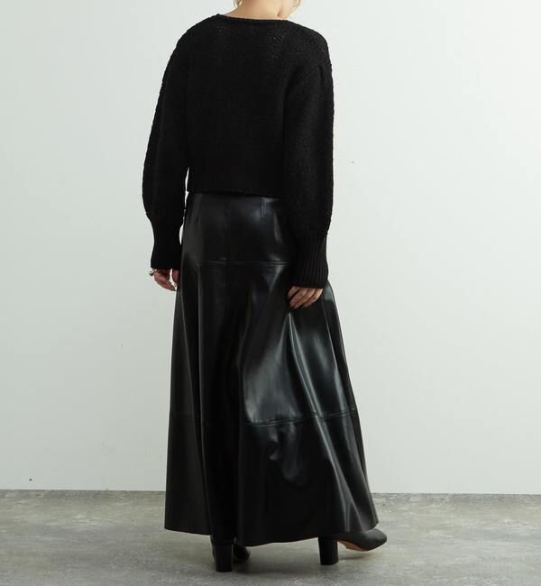 SOFFITTO「リボンヤーンプルオーバーニット」|ニット・セーター|