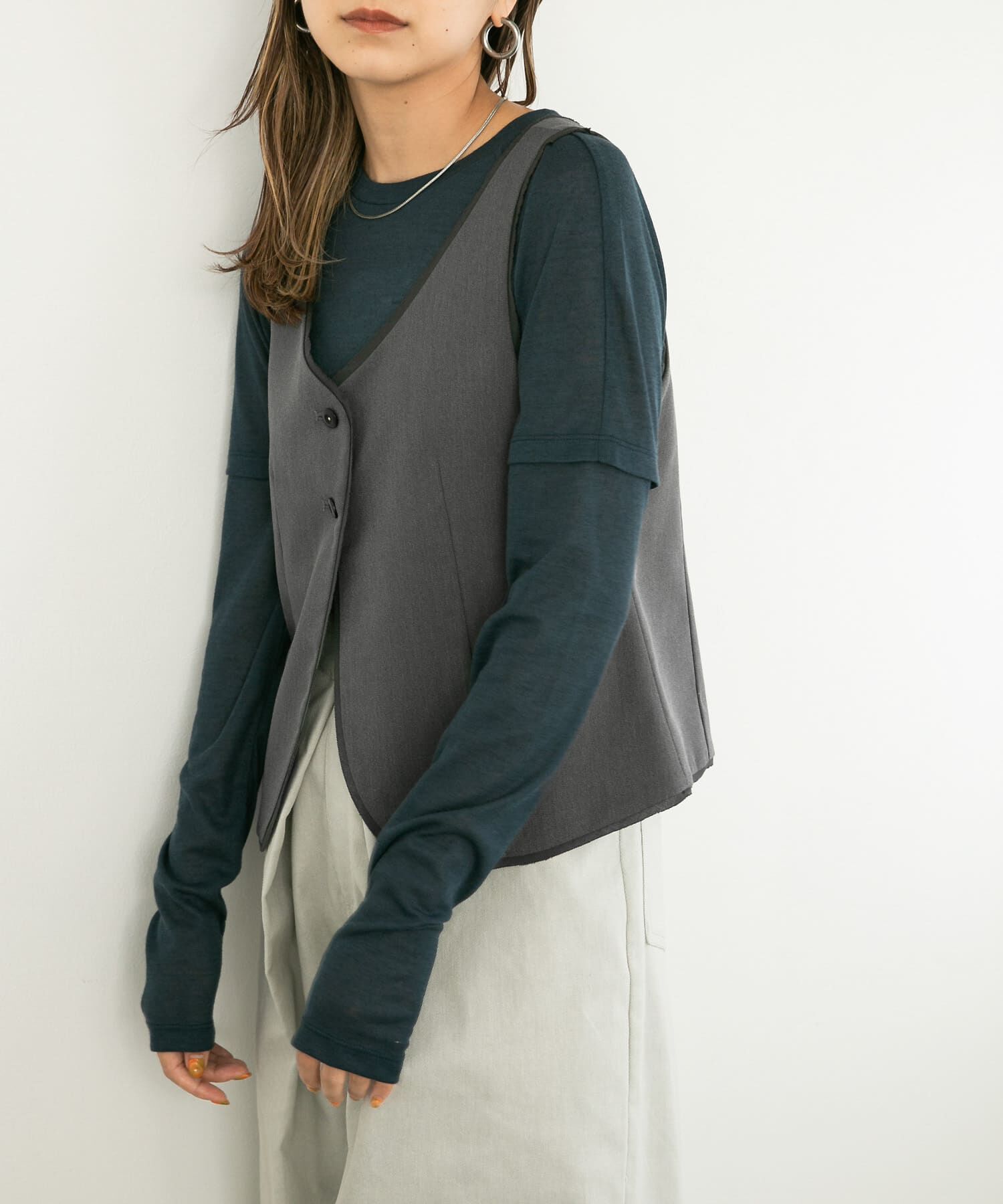  「カットオフデザインベスト」|ベスト・ジレ|