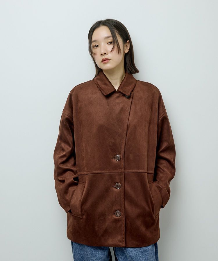 Green Parks「フェイクレザージャケット」|テーラードジャケット|