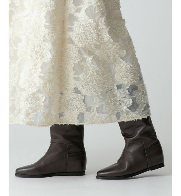 allureville「バックジップロングブーツ」|ロングブーツ|