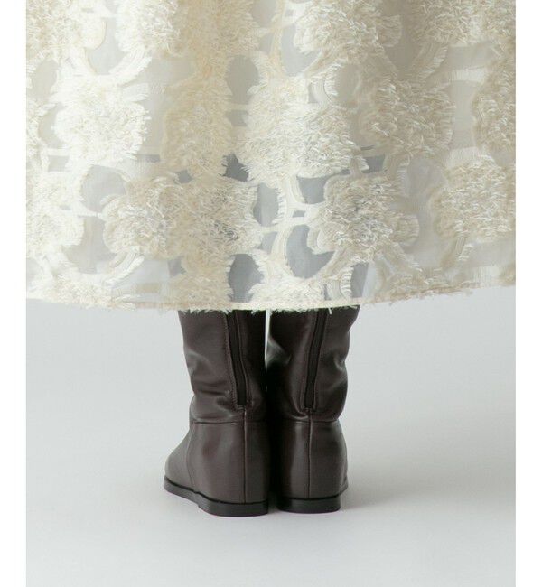 allureville「バックジップロングブーツ」|ロングブーツ|