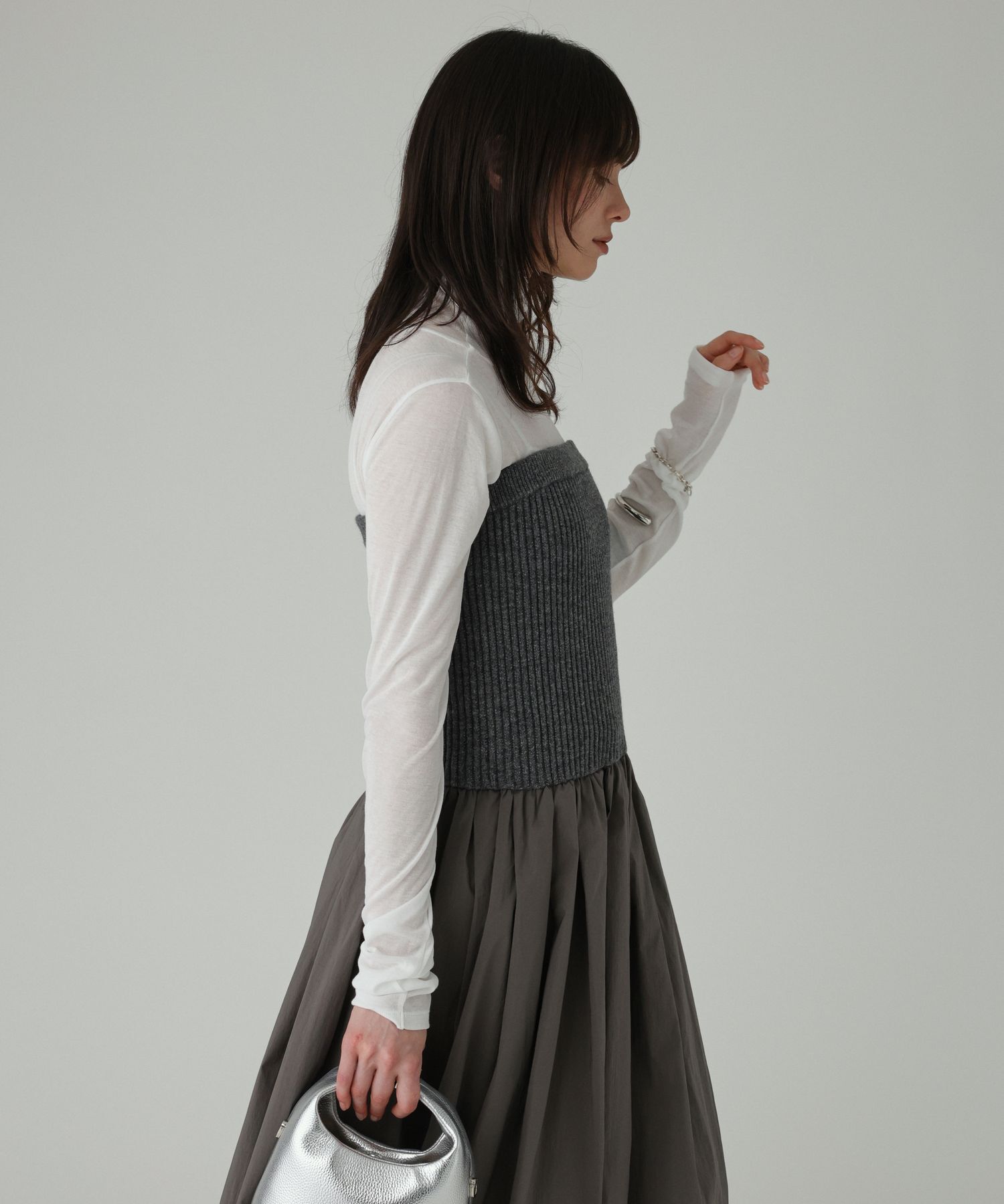 BABYLONE「シアーツイストフライスハイネックカットソー」|Tシャツ・カットソー|