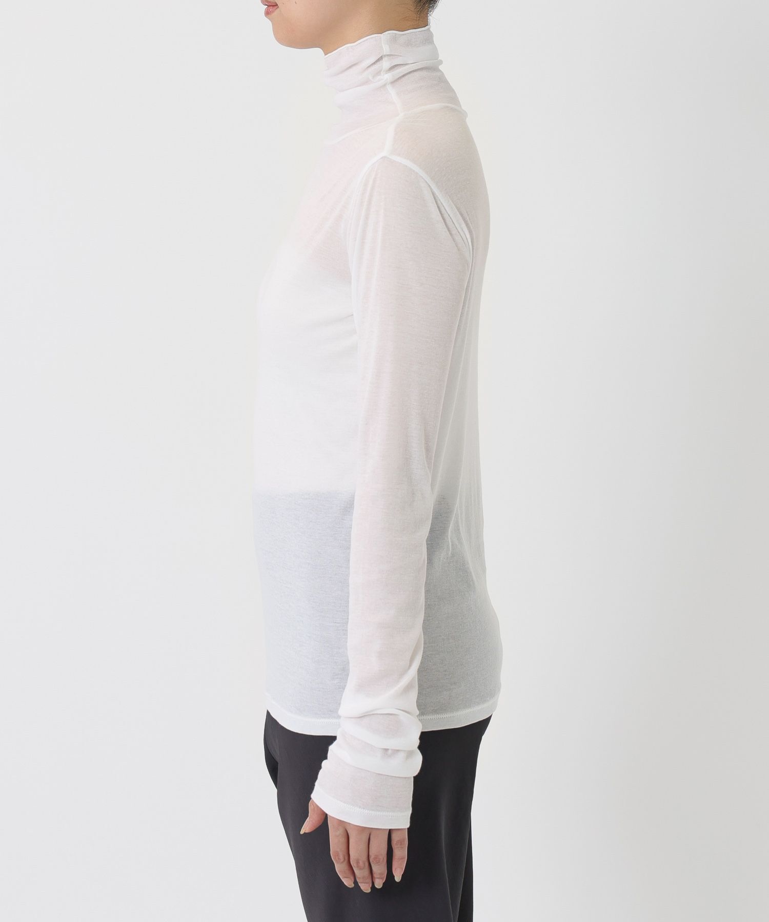 BABYLONE「シアーツイストフライスハイネックカットソー」|Tシャツ・カットソー|