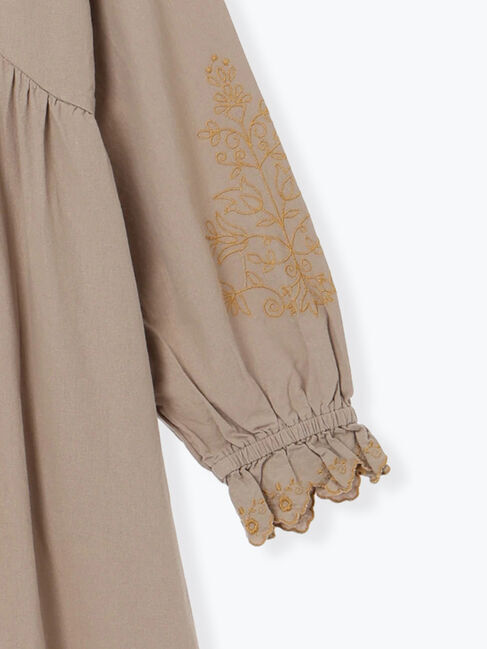 Samansa Mos2「【S/Mサイズ】配色刺繍ワンピース」|ワンピース|