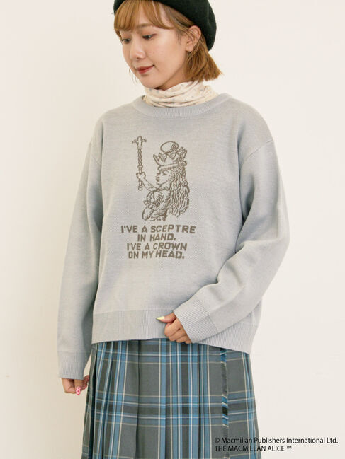 Samansa Mos2「【Alice&times;Samansa Mos2】ジャカードニット」|ニット・セーター|