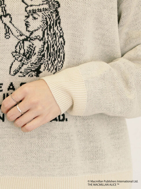 Samansa Mos2「【Alice&times;Samansa Mos2】ジャカードニット」|ニット・セーター|