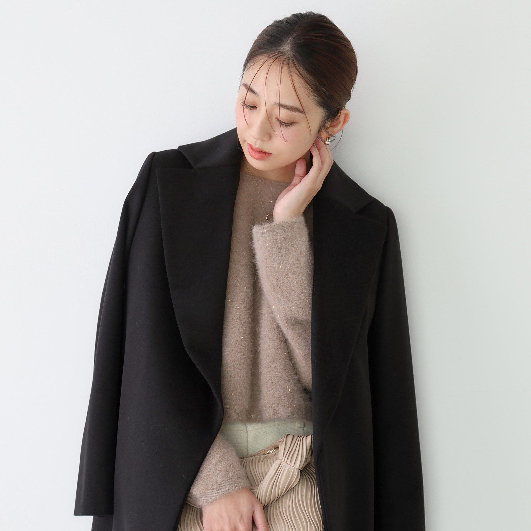 COUP DE CHANCE「【カシミヤ100％／日本製】ロングガウンコート」|チェスターコート|