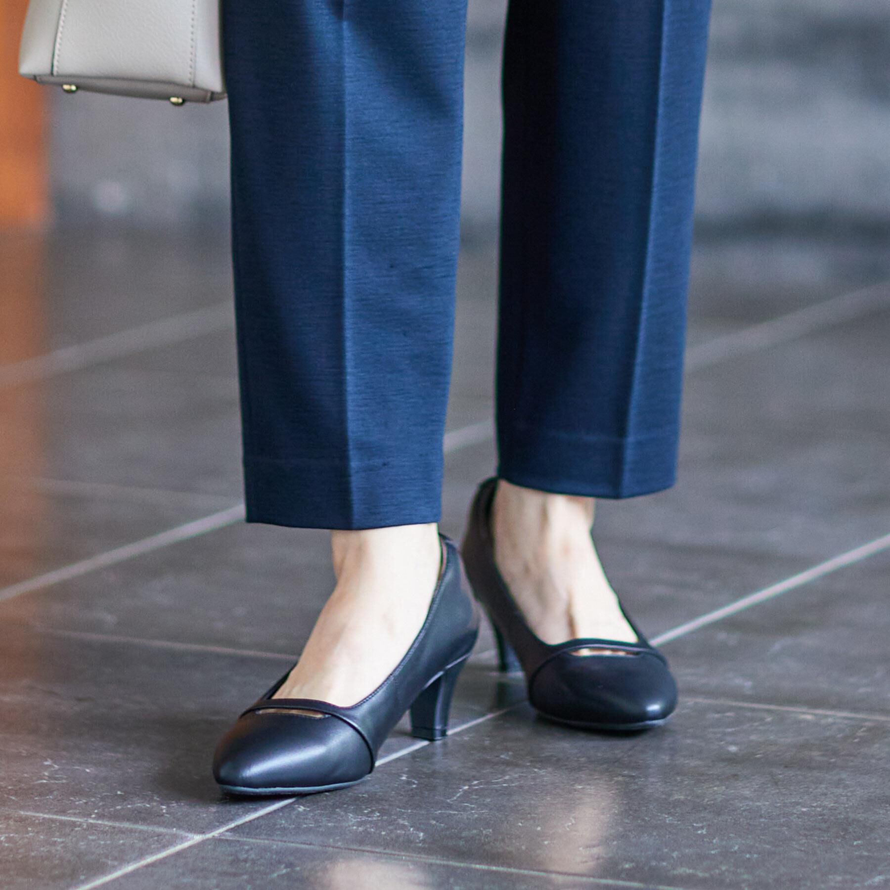 Reflect「【至福の履き心地】&rsquo;25秋冬 やみつきパンプス」|パンプス|ブラック(019)