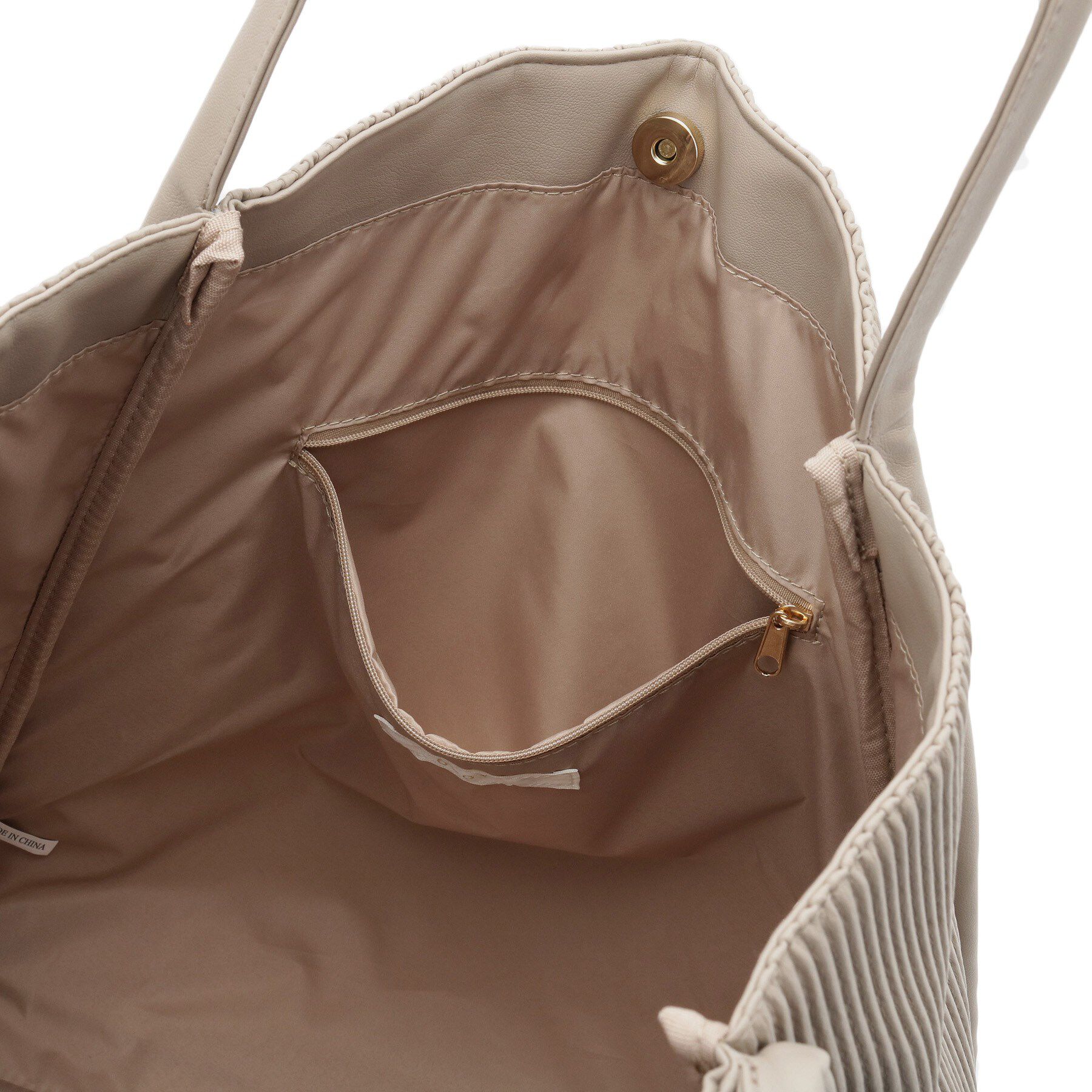 grove「【A4】プリーツスカーフ付トート」|トートバッグ|