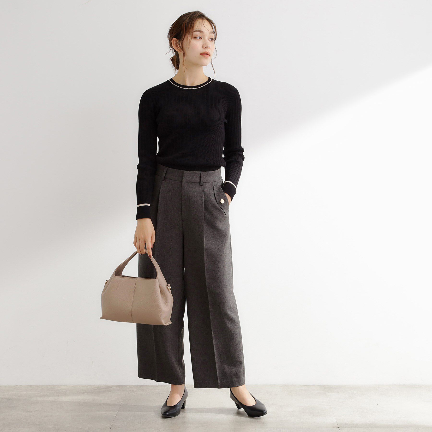 grove「タック2WAYワンショルダーバッグ」|ショルダー・メッセンジャー|