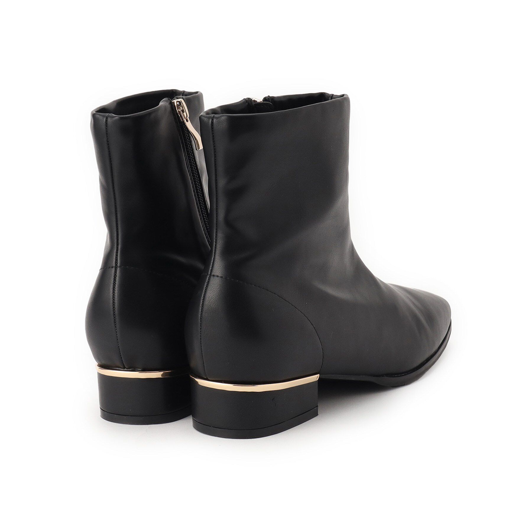 grove「【人間工学/優しい履き心地】ストレッチメタルパーツブーツ」|ショートブーツ|