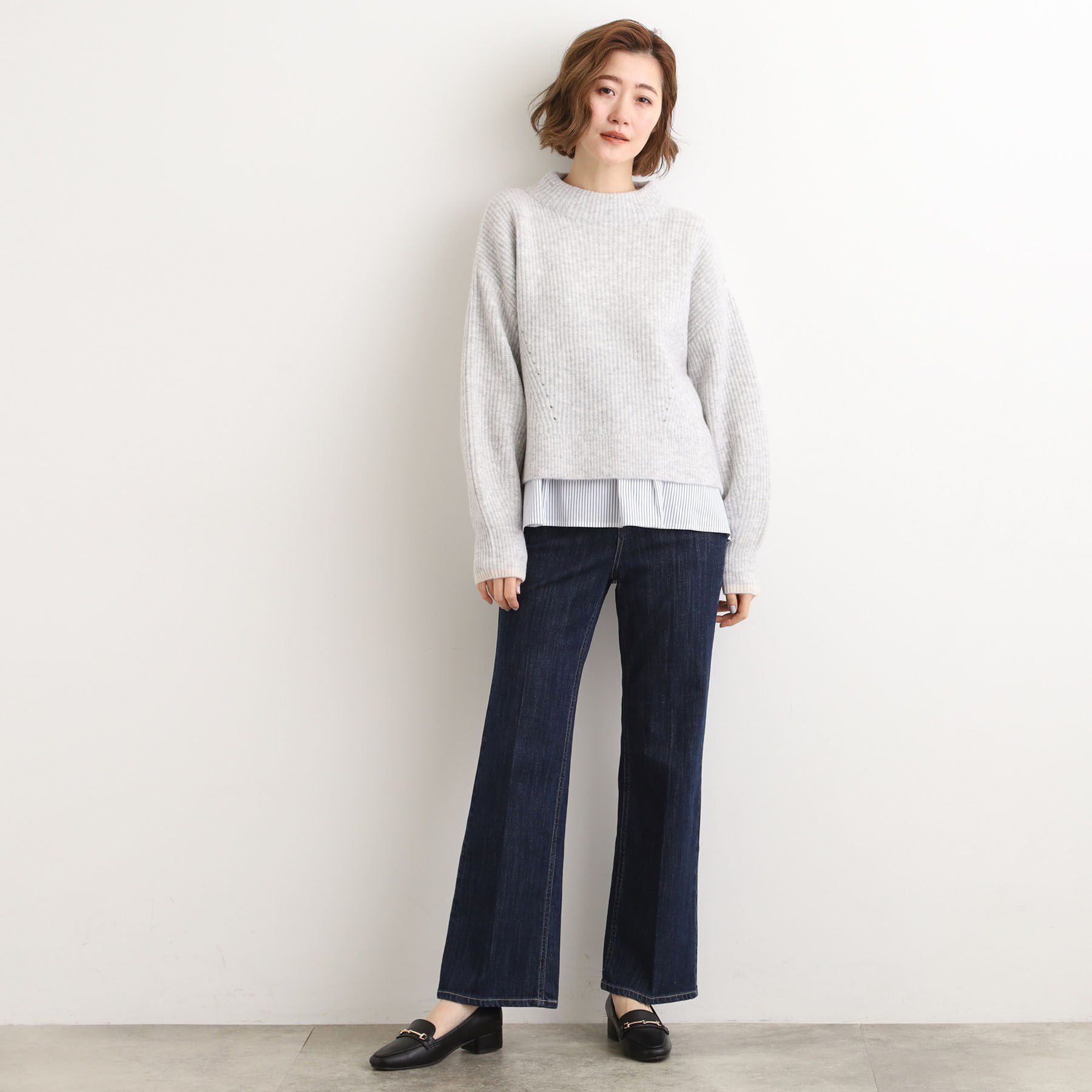 grove「裾切替タックペプラムTシャツ」|Tシャツ・カットソー|