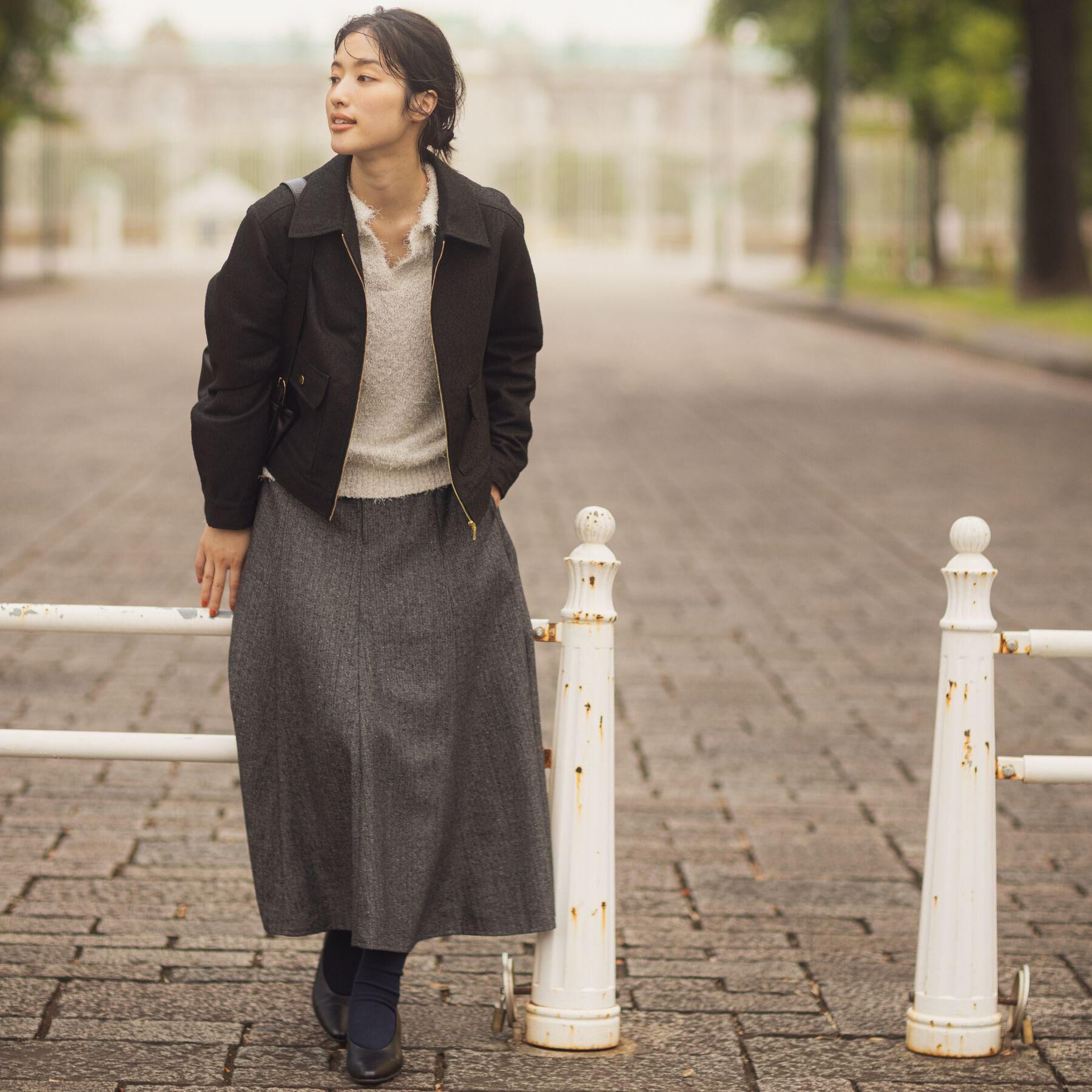 grove「カジュアルに羽織れる、大人のツイードトラックジャケット」|ブルゾン・スタジャン|