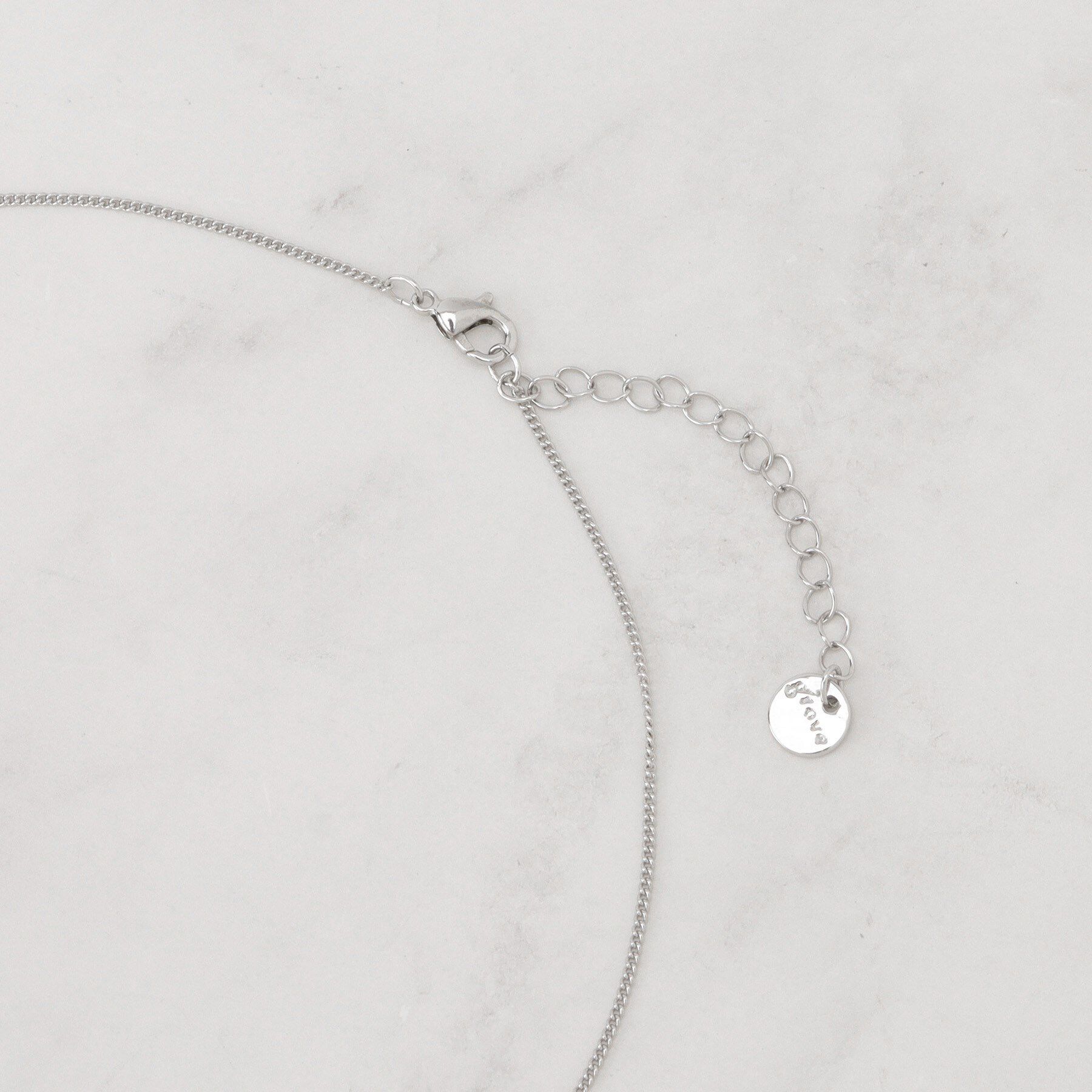 grove「しずくメタルビジューリングネックレス」|ネックレス|