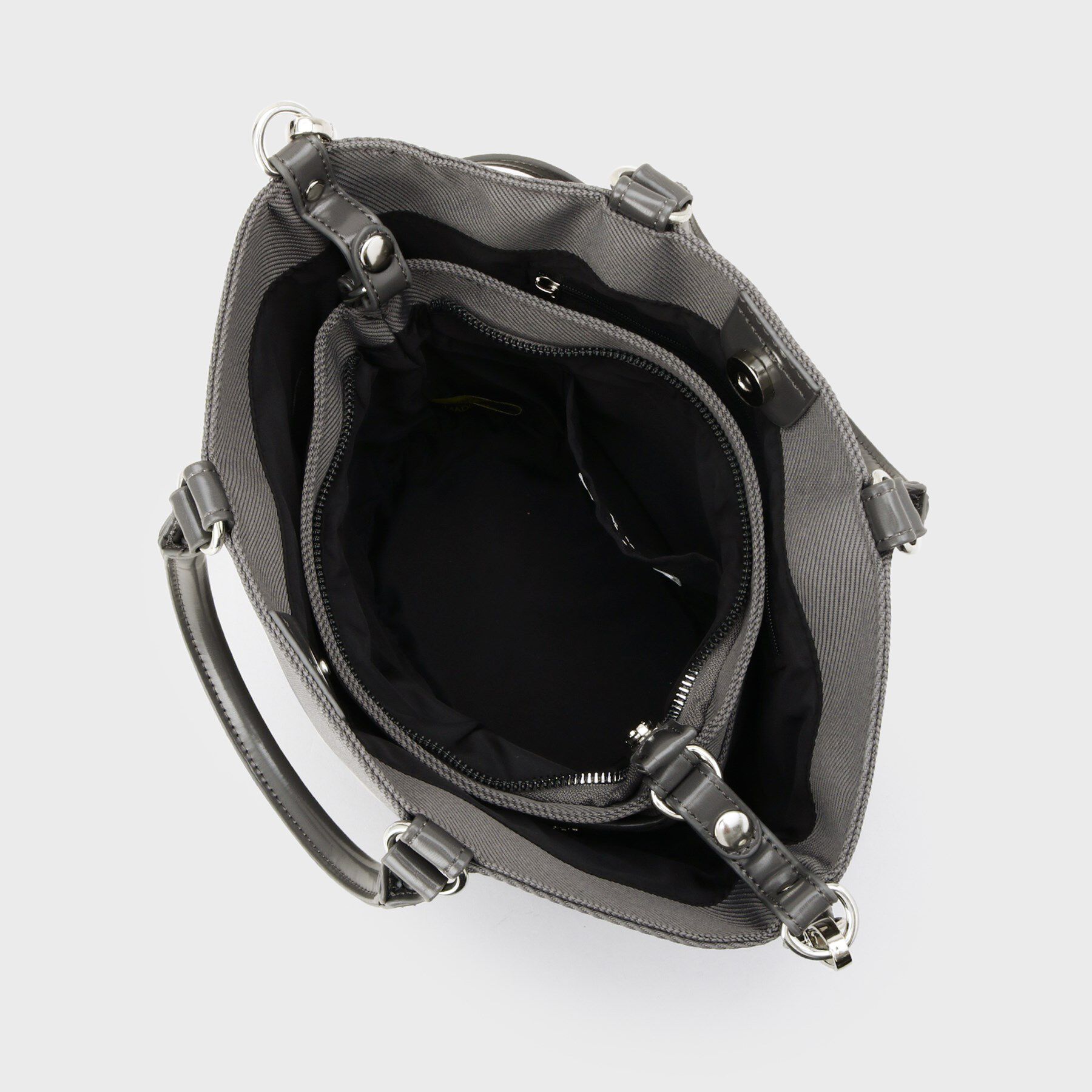 OPAQUE.CLIP「【マルチWAY】ミニショルダーとしても使える！バッグインポーチ付きミドルトートバッグ」|トートバッグ|